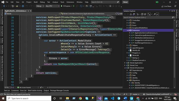 Clean Architecture in Asp.net Core Web API